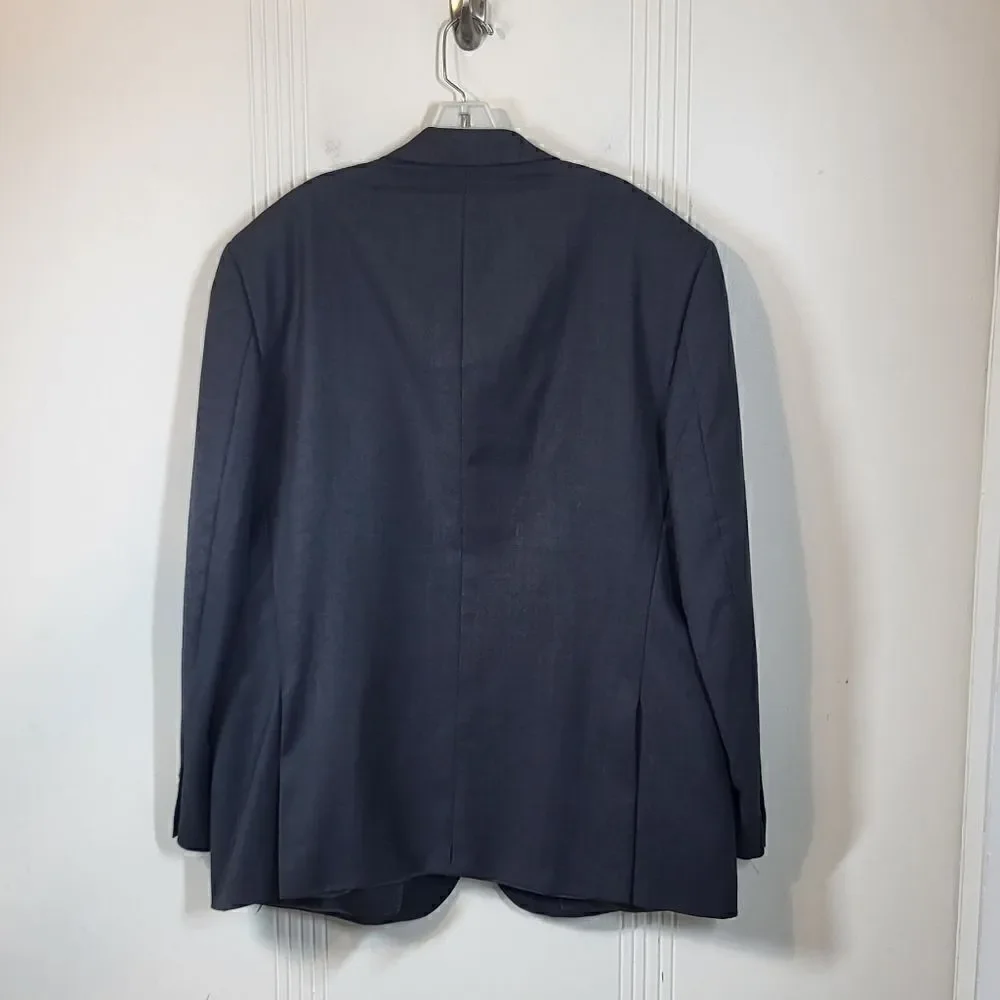 Plus Size Concepts by Claiborne Men's Gray Wool Jacket